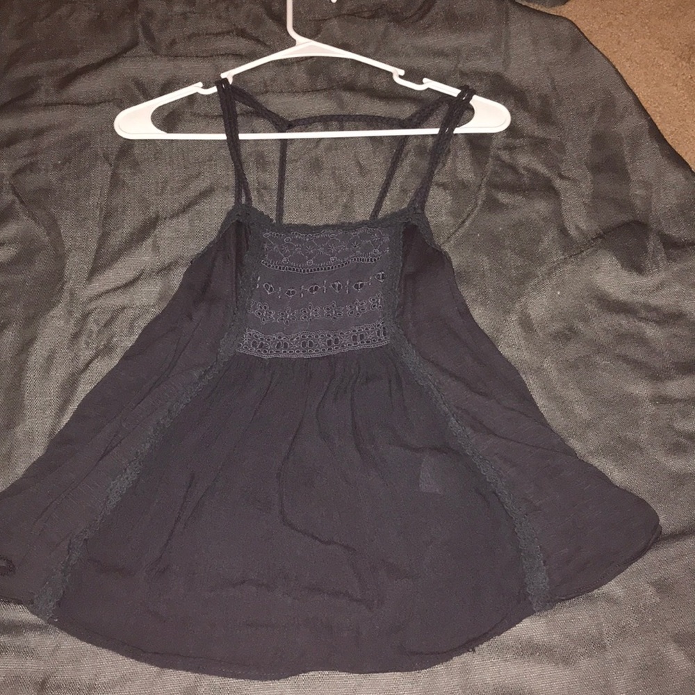Navy blue tank top